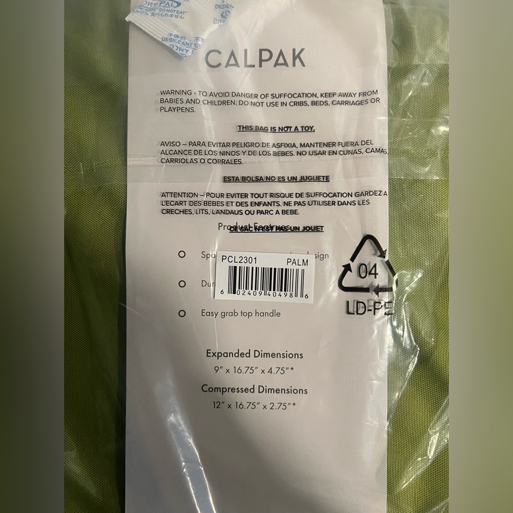 Calpak large compression  packing cubes